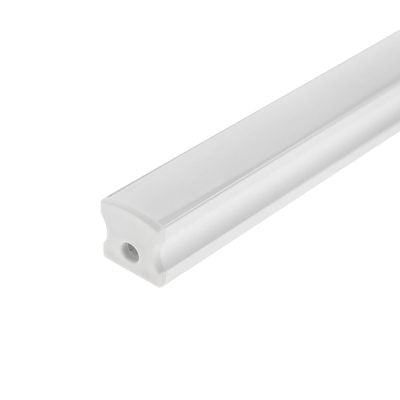 LedStore's white aluminium profile for surface mounting