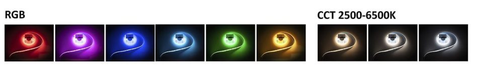Led valo nauha RGB+CCT - LedStore Led valonauha kaikilla väreillä ja valkoisen valon sävyillä.