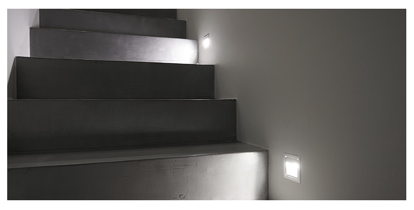 oikeanlainen valaistus portaikkoon - Inwall portaissa