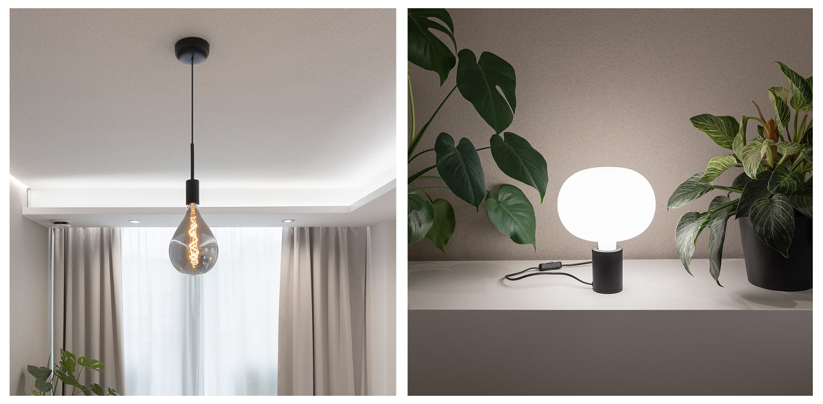 Watti ja Lumen eri tiloissa - LedStore Luumen on eri kahdessa erilaisessa koristeellisessa led-filamenttipolttimossa