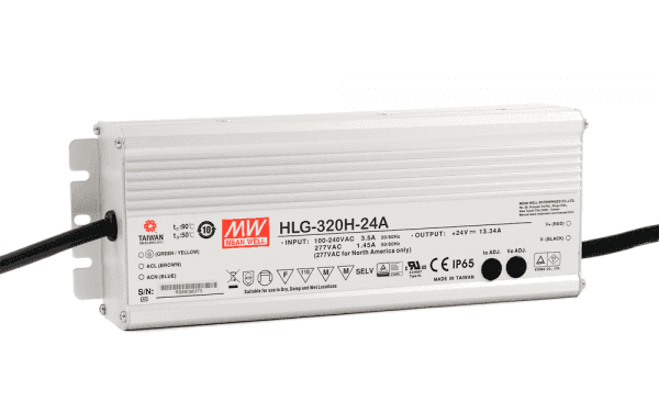 led-virtalahde-24v-320w-led-nauhoille-ip65-mean-well-eb2 - LedStore nauhan liittäminen, IP65 muuntajassa on yleensä vain johdot