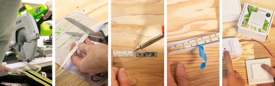 sahaus&kasaus banneri - LedStore LED PAJA palvelee mittatilausnauhojen merkeissä.