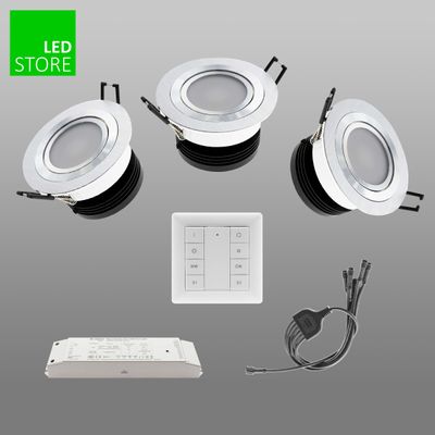 R033 CCT LED alasvalo 3 kpl SETTI langattomalla ohjauspainikkeella R033 CCT LED alasvalo 3 kpl SETTI langattomalla ohjauspainikkeella