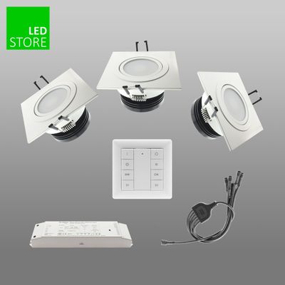 SQ033 CCT led-valaisin 3 kpl SETTI langattomalla ohjauspainikkeella