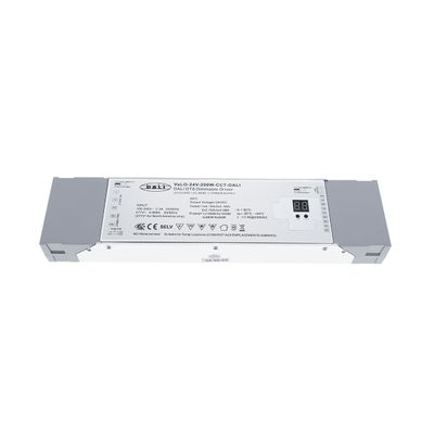 LED muuntaja 24V, 200W, DALI DT8, CCT ja RGB+W säädettävä, IP20