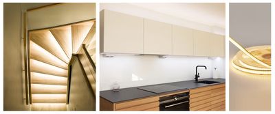 Lämmin led valonauha mittojen mukaan