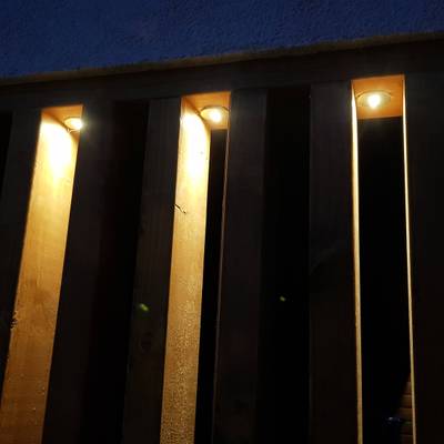 Led valosarja terassille, 4000K, 3W, valo ylös, IP67