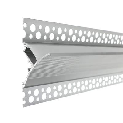 1cm Kipsattava alumiiniprofiili led nauhalle seinään, 2000x82x33mm, epäsuoraan valaisuun
