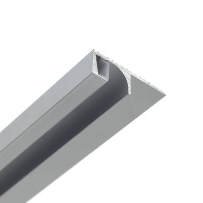 Alumiiniprofiili led nauhalle, epäsuora valaistus portaisiin/listaan/jne, 3m, harjattu alumiini