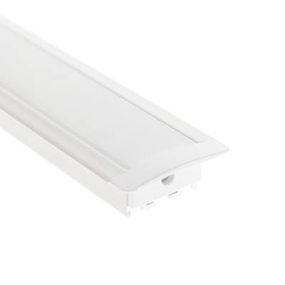 Alumiiniprofiili led nauhalle 2000x35x15mm, upotettava, mattavalkoinen Alumiiniprofiili led nauhalle 2000x35x15mm, upotettava, mattavalkoinen