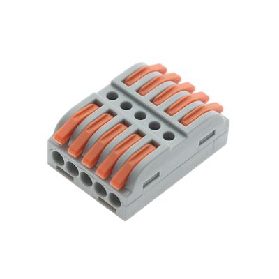 Vipurasialiitin 2x5 (Wago) led nauhojen jatkamiseen Vipurasialiitin 2x5 (Wago) led nauhojen jatkamiseen