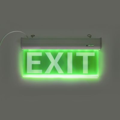 Ripustettava hätäuloskäynnin EXIT LED-valo sisäänrakennetulla vara-akulla, 5W, 230V