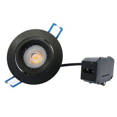 LED alasvalo - ModLed himmennettävä moduuli 7W, 230V ja suunnattava mattamusta kehys, CRI98