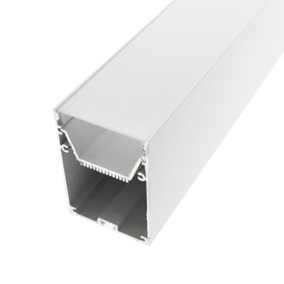Alumiiniprofiili led nauhalle - RIPUSTETTAVA 55x75mm, 3 metriä, vaijerilla, mattavalkoinen