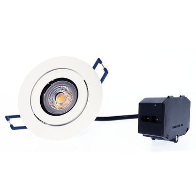 LED alasvalo - ModLed himmennettävä moduuli 7W, 230V ja suunnattava valkoinen kehys, CRI98