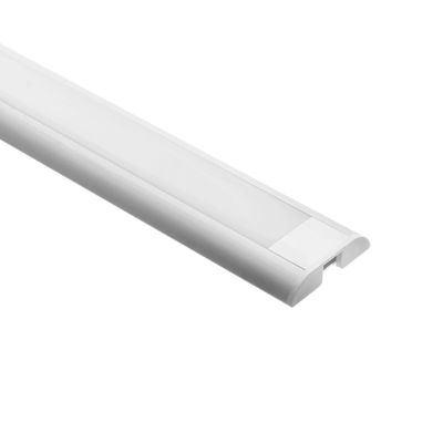 Alumiiniprofiili led nauhalle 2500x9x39mm, pinta-asennettava, harjattu alumiini
