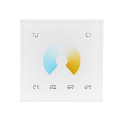 LED seinä himmennin/ohjain 12-24V CCT - led valaisimille, max. 400W