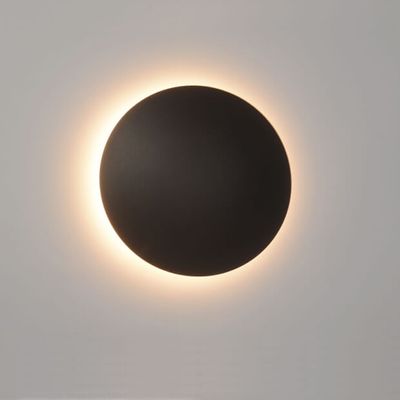 LED SEINÄVALAISIN ECLIPSE 15 cm, värilämpötilasäädettävä, himmennettävä, 10W, CRI85, IP21, mattamusta
