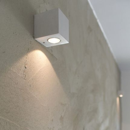 LED seinävalaisin sisäkäyttöön - CUBIC, yhteen suuntaan 3W, mattavalkoinen