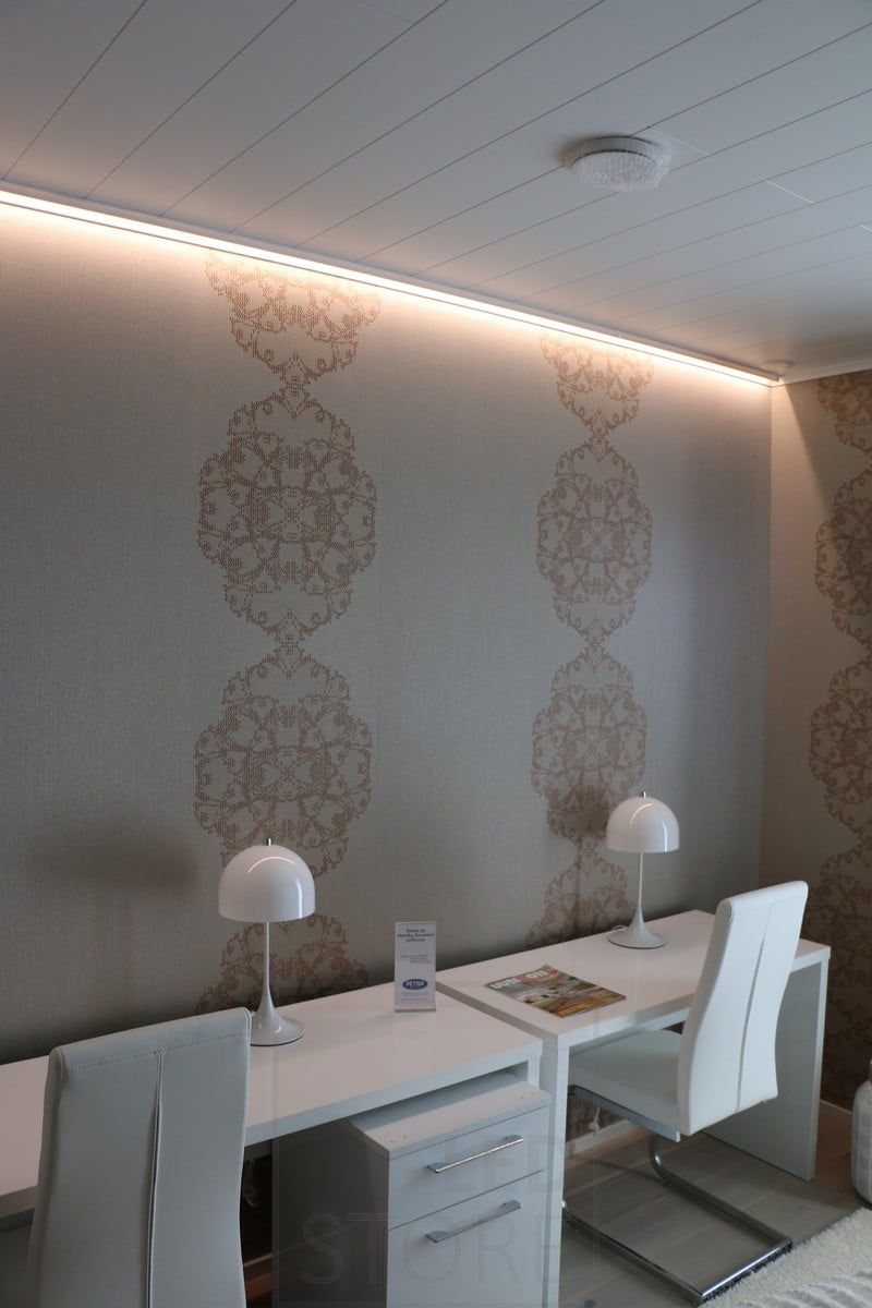 Asuntomessut 2015: Led nauha 30mm listan takana. Ledstore.fi