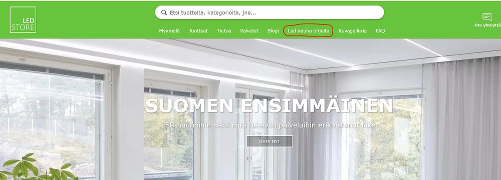 Led nauhan asennusoheet