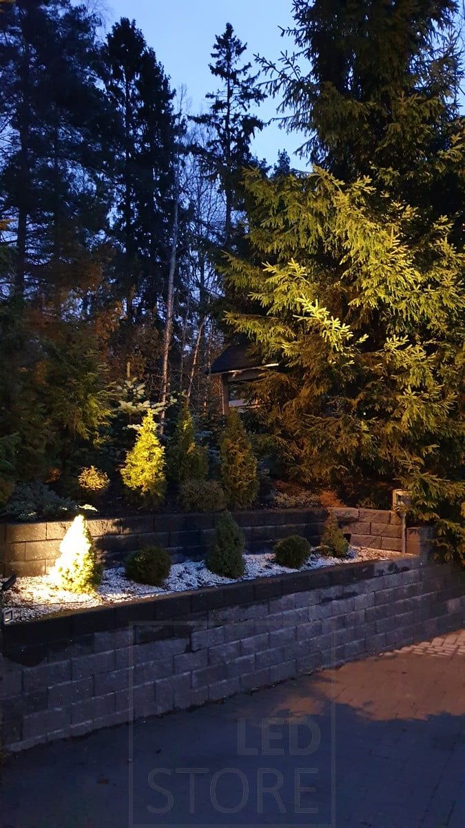 LED-valaistusliikkeen logo, jossa on teksti "LED STORE" lihavoituna valkoisella pohjalla ja korostaa energiatehokkaita valaistusratkaisuja.