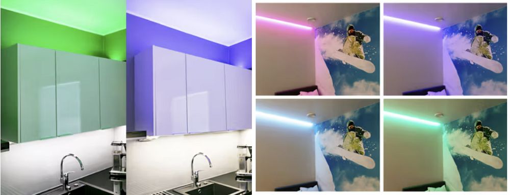 RGBW led valonauha