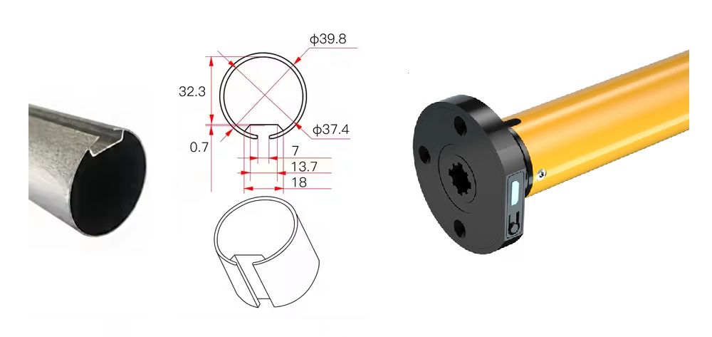 Tuya Zigbee järjestelmä rullaverhoille
