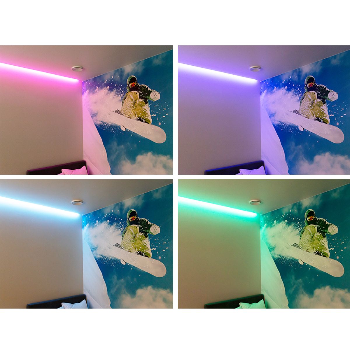 LED STORE -logo vihreällä taustalla, jossa valkoinen neliö ja sisällä pystysuora valkoinen teksti, joka edistää energiatehokkaita valaistusratkaisuja.