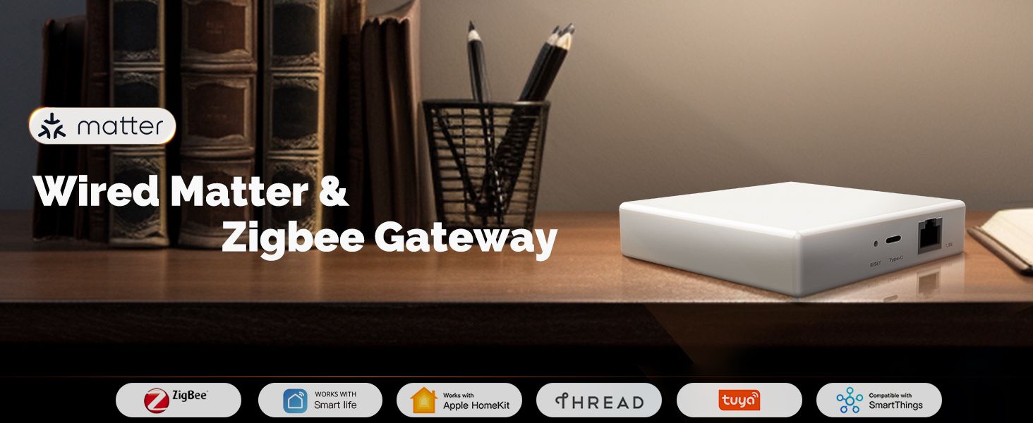 Tyua Hub - Zigbee ja Matter yhdyskäytävä