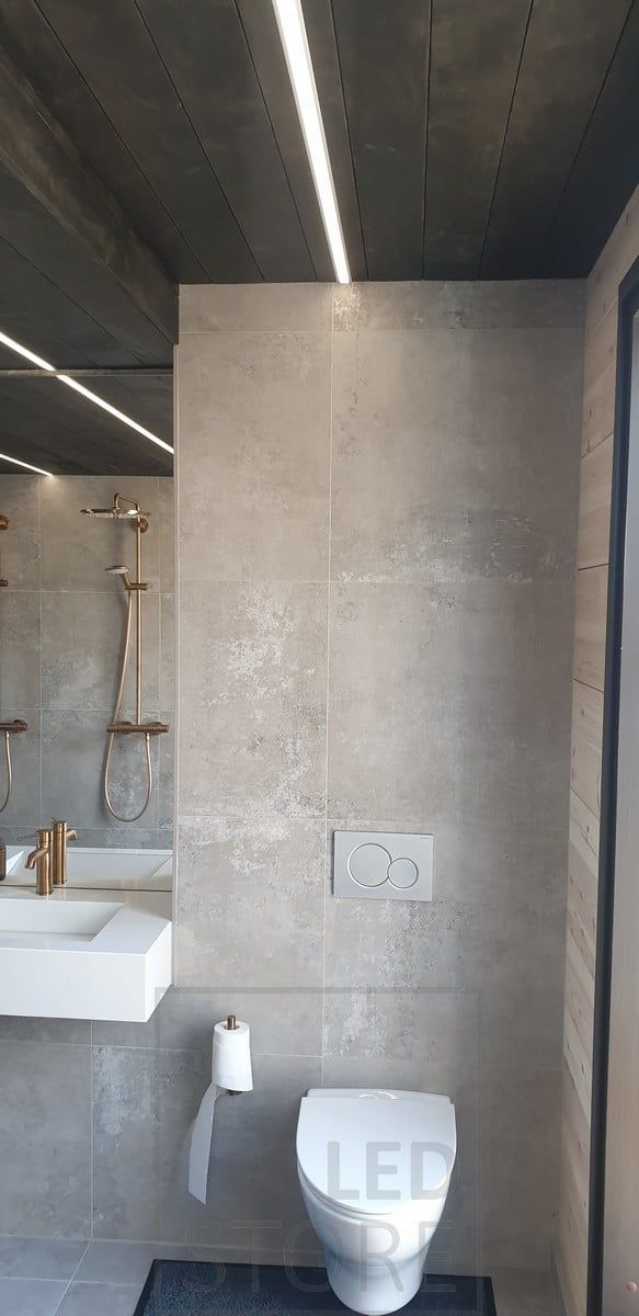 Led nauha WC-tilan katossa yleisvalaistuksena. Ledstore.fi