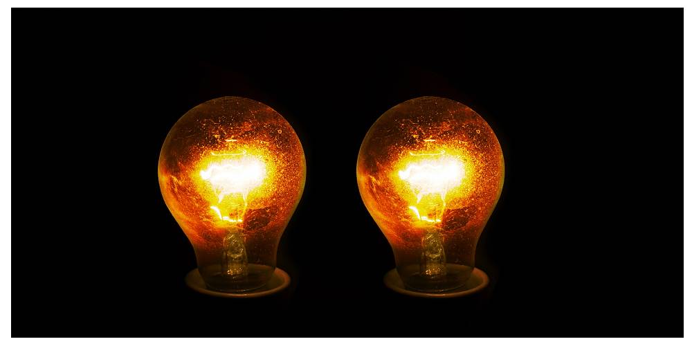 Miksi led valot välkkyvät kamerassa? Perinteiset hehkulamput. Kuva: Pexels