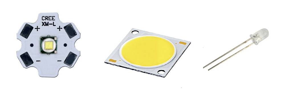 Miksi led-valo on keksitty? Kuvassa led piirejä