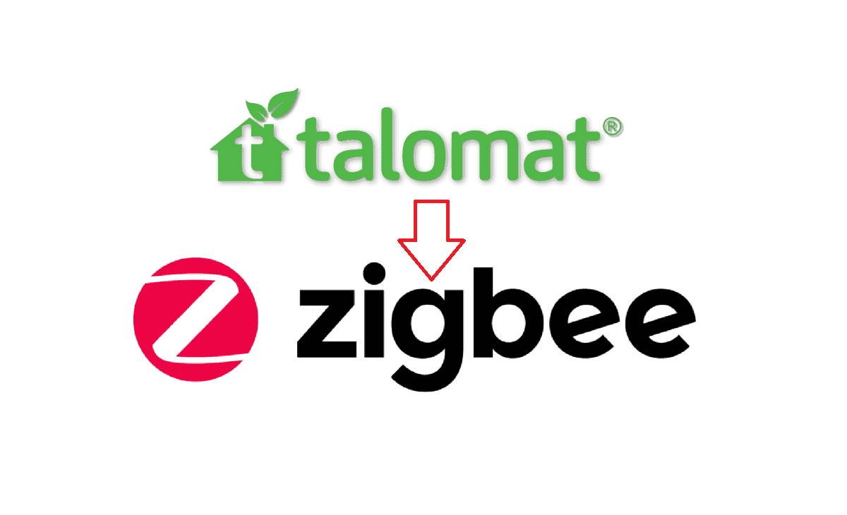 Talomat päivitys Zigheehen. Talomat pois ja Zigbee tilalle