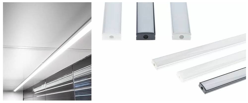 Miksi led valonauha tarvitsee alumiiniprofiilin - Matala led profiili