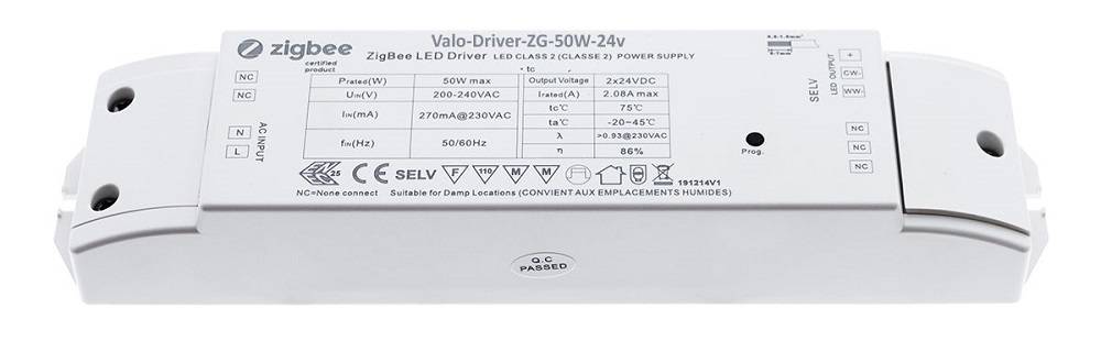 50W Zigbee CCT led muuntaja 24V