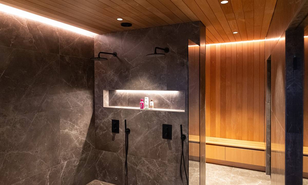 Iluminación LED para baño y sauna